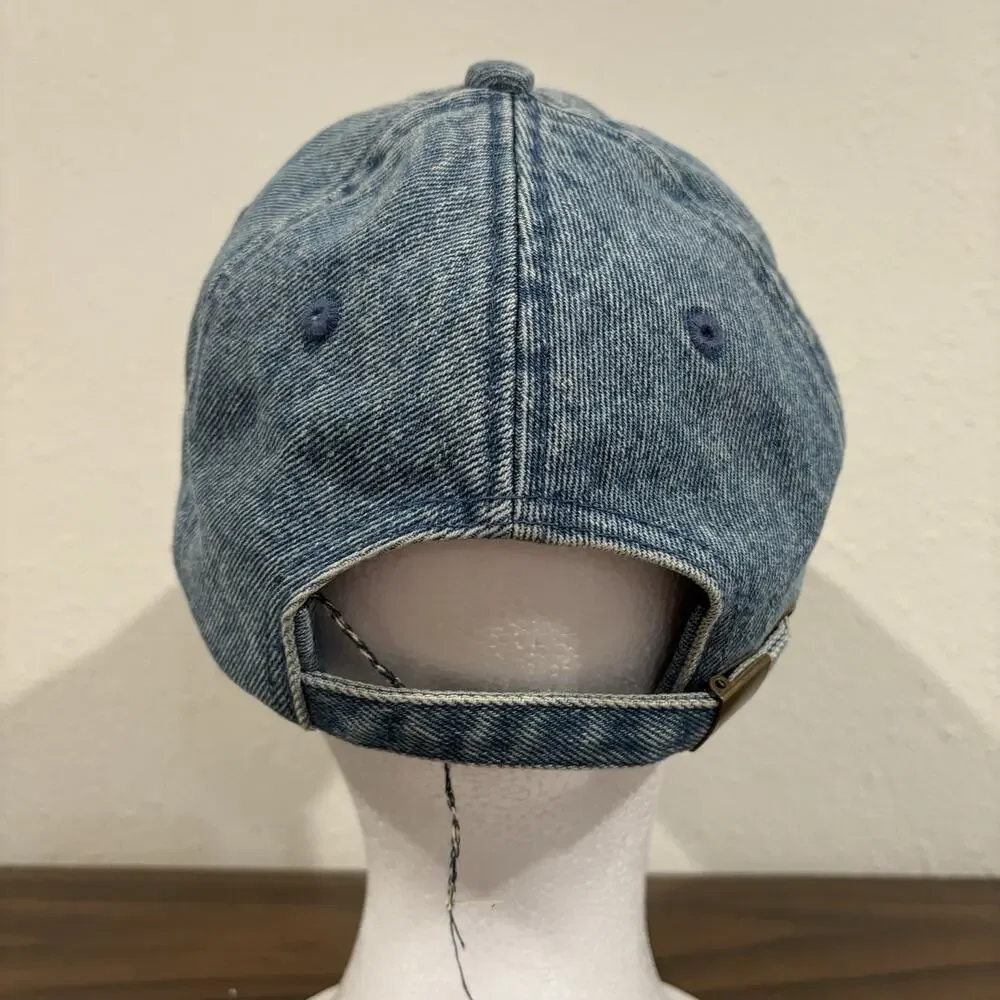 Vintage Cressler Trucking Inc Hat Cap America Strapback Denim Trucker USA Adjust